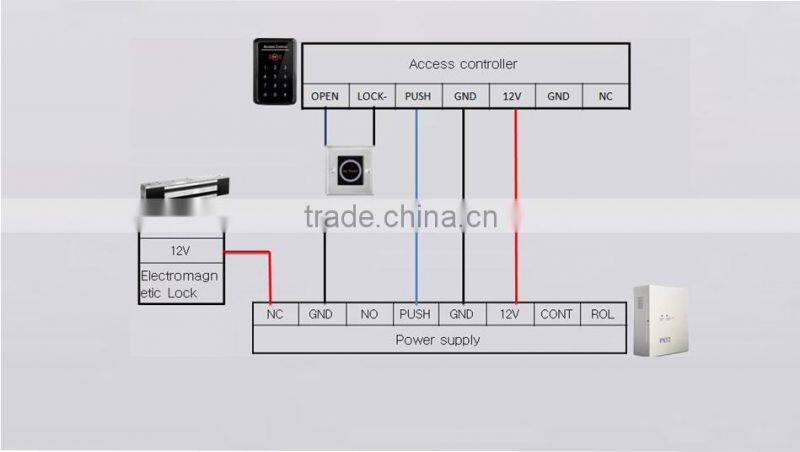 EM lock for access control system