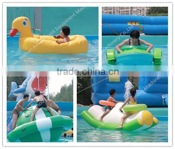 commercial above ground water park inflatable for children / adult inflatable water park games for party