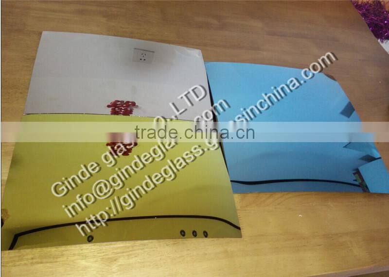 1.8mm 2.0mm sheet float blue convex mirror