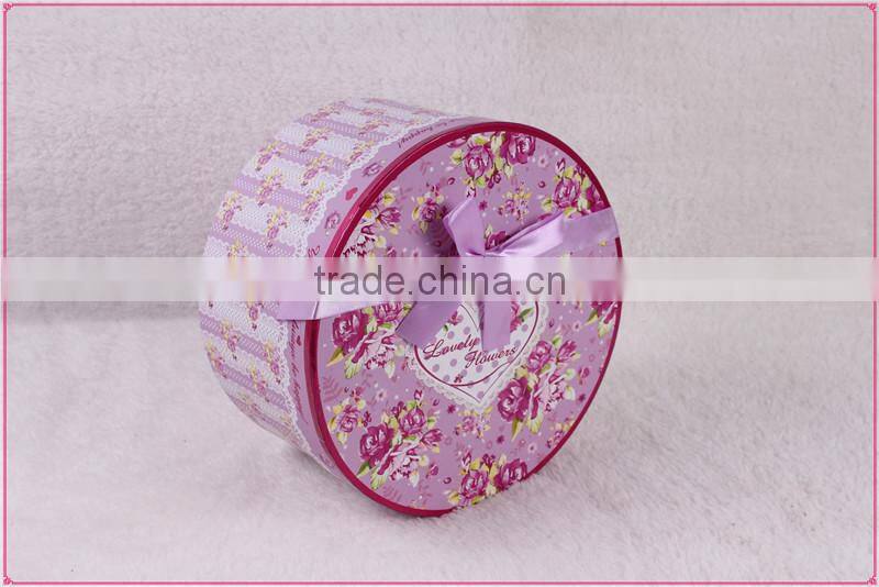 Mysterious Jewelry Packing Gift Paper Round Box
