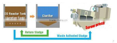 manure dewatering machine in poultry wastewater treatment