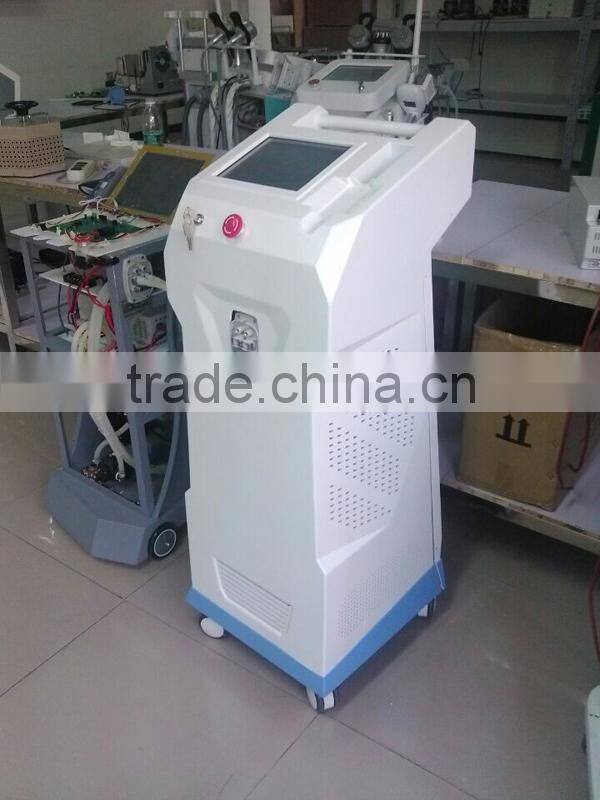 Newly designed most advanced professional vertical 808nm diode laser hair removal skin spa medical device