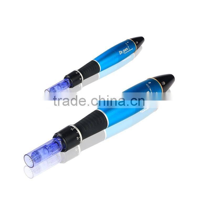 Best selling derma pen for scar treatment with 1 / 3 / 5 / 7 / 9 / 12 / 36 / 42 and nano needles head
