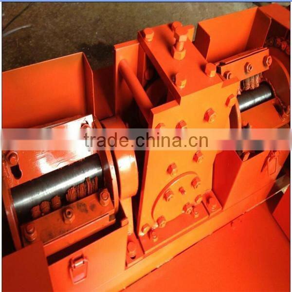 professional and have patent 3mm-160mm square tubes rust removing machine