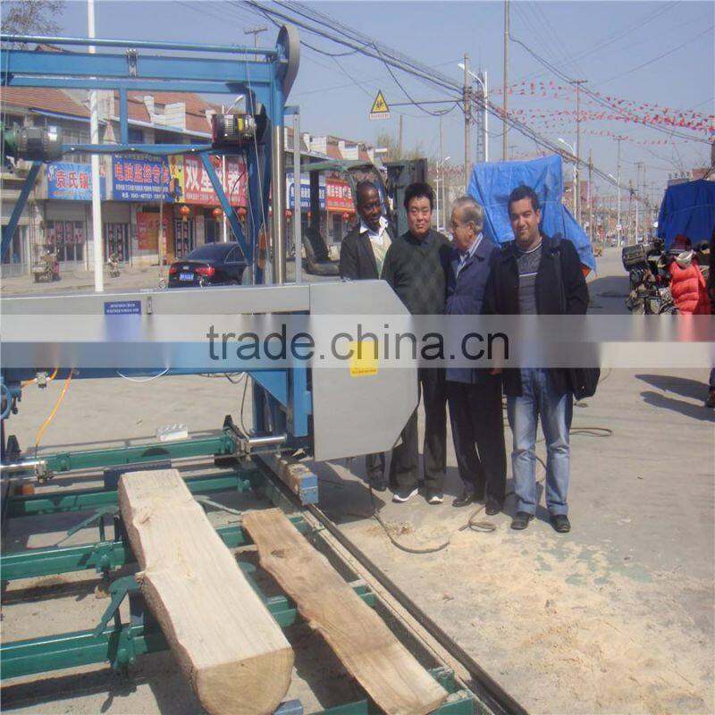 Zouping electric horizontal band wood sawmill machine for sale