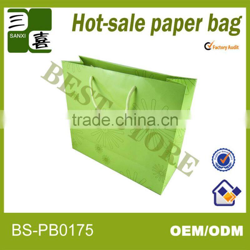 High-quality chevron paper bags for promotion