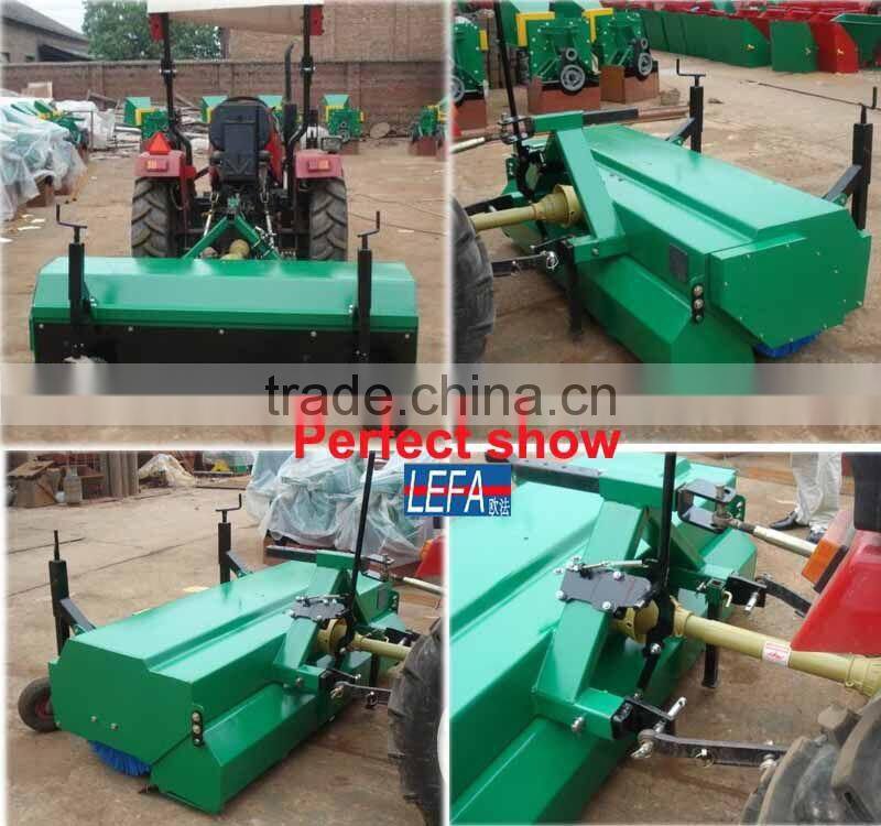 Road Maintenance manual tractor mounted snow sweeper