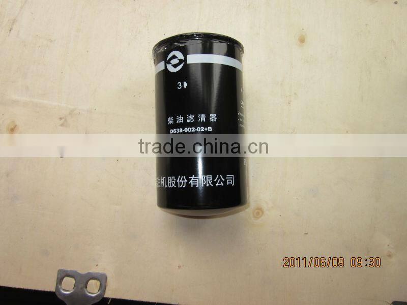 SHANGHAI diesel engine parts, SDEC engine parts,engine oil filter 1W8633M, D638-002-02+B