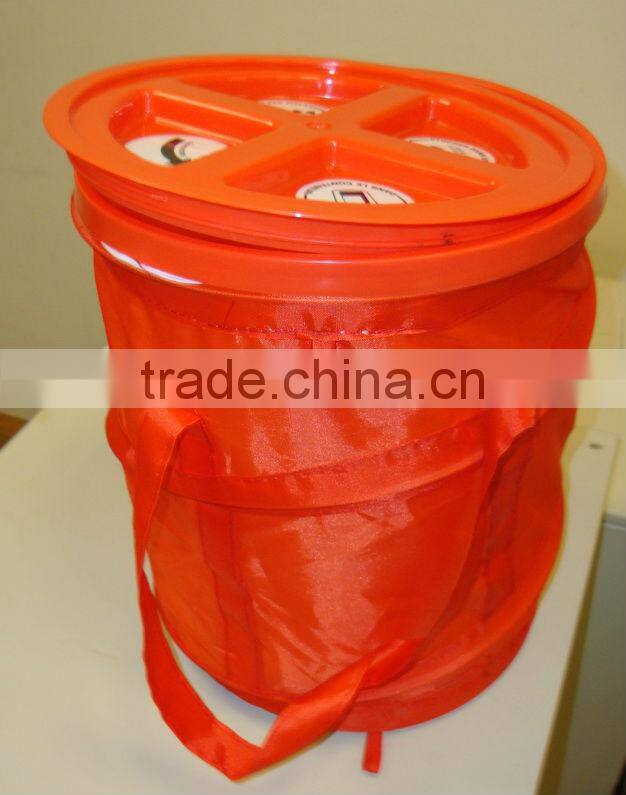 pet food container with plastic covers