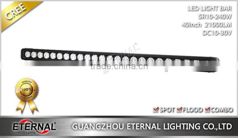 240W 40" 4WD wrangler rubicon offroad equipments 4x4 ATV buggy vehicles boat high power waterproof led work light bar