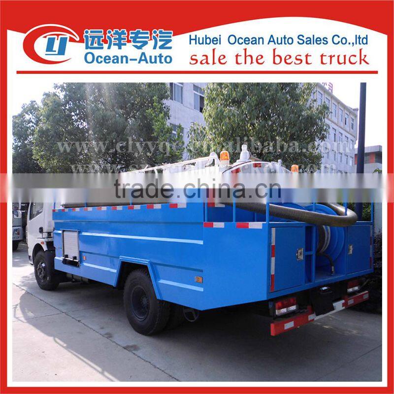 2015 factory DFAC 4000L high pressure sewer flushing vehicle