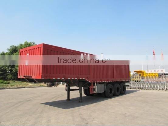13 meters 3 Axles Box Container Semi Trailer