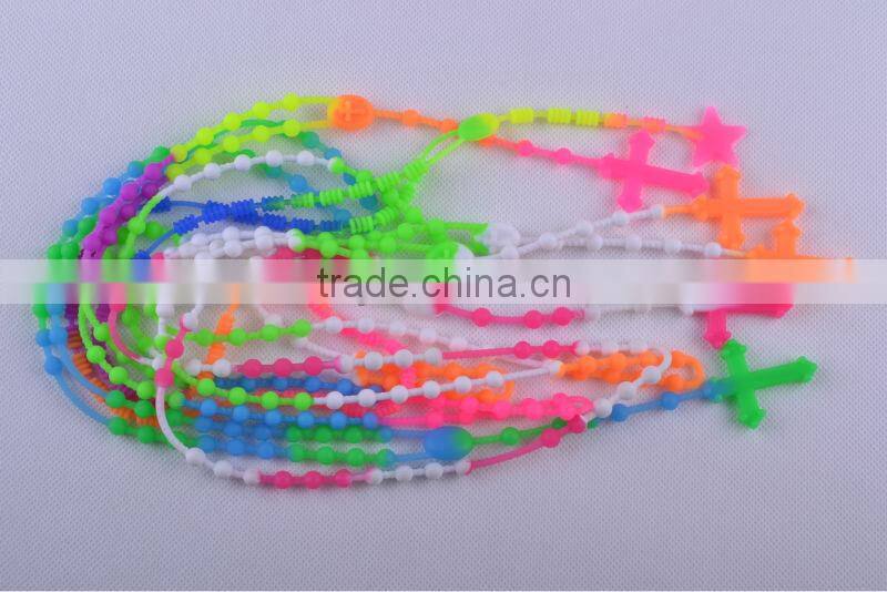 cross silicone necklace
