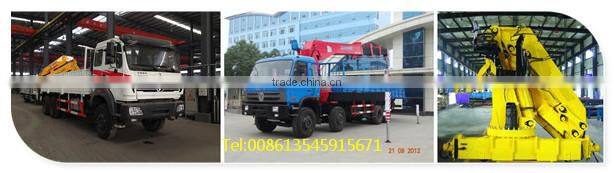5-10tons knuckle crane, truck with hiab, lorry crane