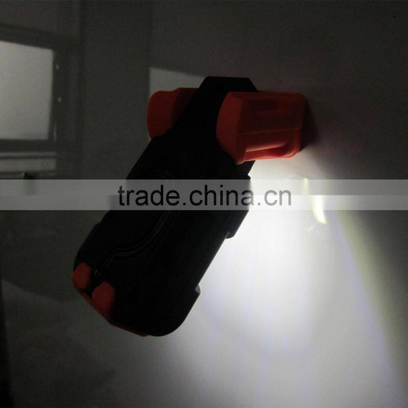 Rotatable Emergency LED COB Work Light With Magnet Base