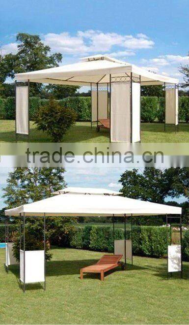 Garden Pavilion with Curtain