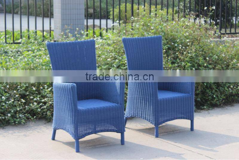 High quality wicker furniture hotel outdoor rattan dining table and chair