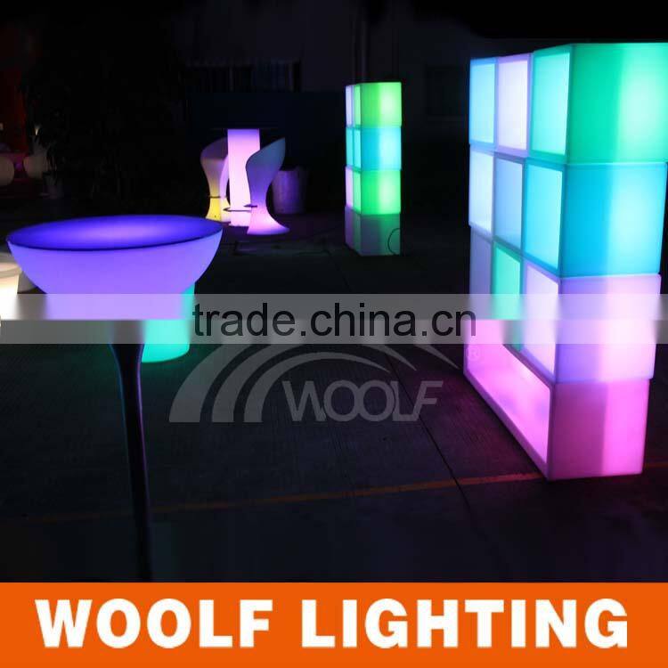 led glowing commercial retail photo display cabinets