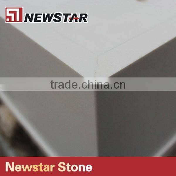 Newstar Artificial White Quartz bathroom Quartz Counter Tops