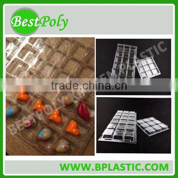 Cheap price custom thermoformed blister tray for chocolate