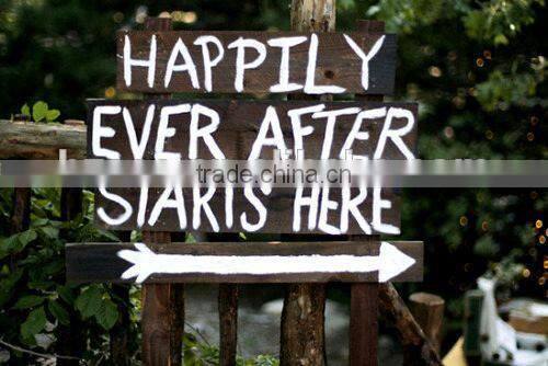 wedding wooden sign