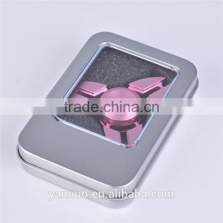 LED Light Hand Spinner, Anti stress Toy Rotate The Gyro Between Finger