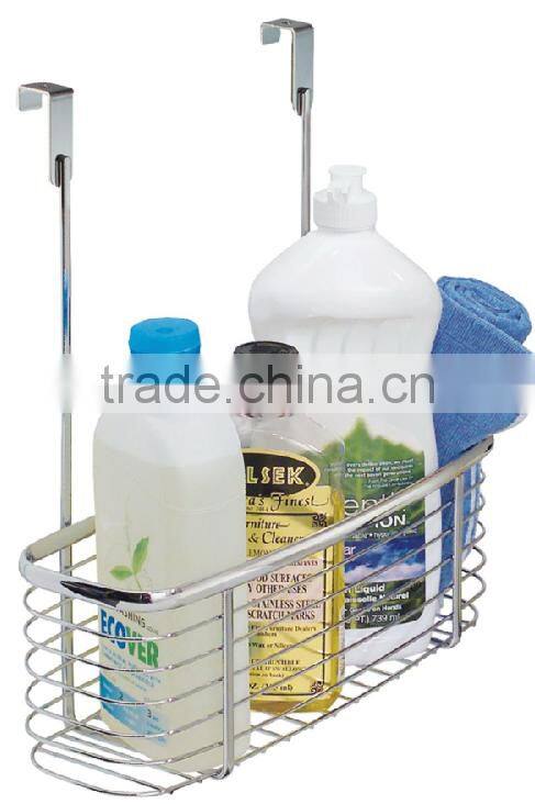 2 Tiers Rectangle Metal Sauce Bottle Storage Kitchen Shelf