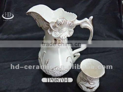 porcelain arabic coffee pot