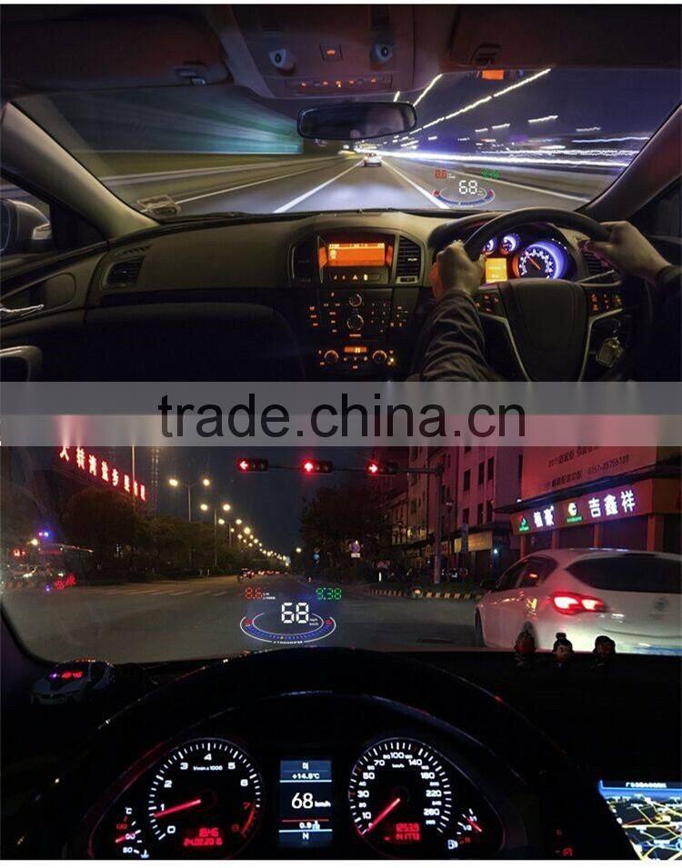 New Wholesale OBD HD Colorful Big Screen Display Universal Head Up Display For Car Cheap Price