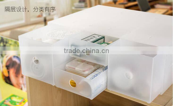 Dull Polish Combination Drawer Storage Box Plastic Drawer Storage Cabinet