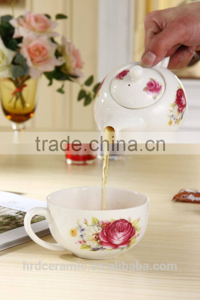 china good quality cheap ceramic porcelain teapot
