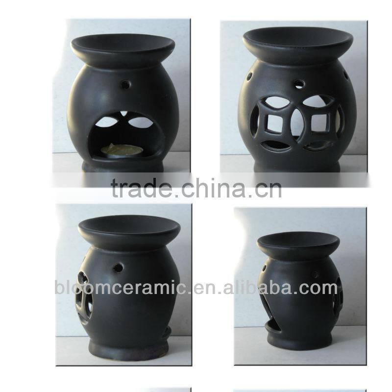 Clear porceain antique oil burner