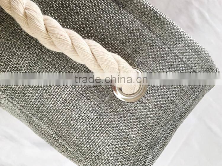 Wholesale Cheap fashion foldable canvas toys storage box made in China