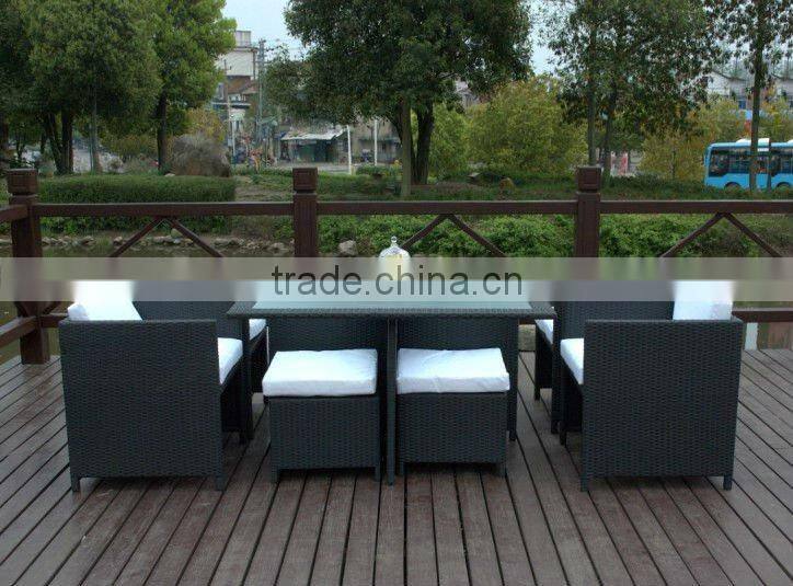 Home & Garden General PE rattan furniture rattan table and chairs
