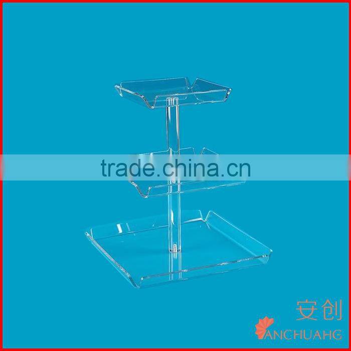 pop 3 tiers acrylic cupcake/buffet food display case