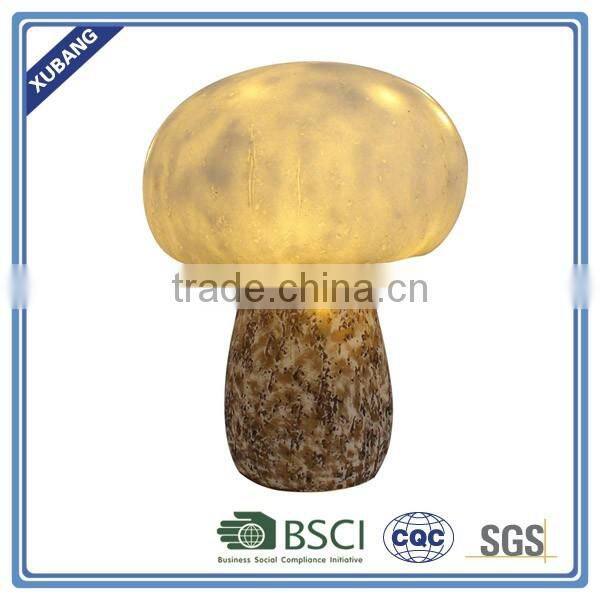 standing mushroom statues lights for garden decoration