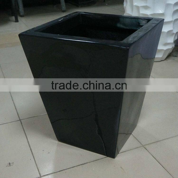 Big fiberglass flower pot