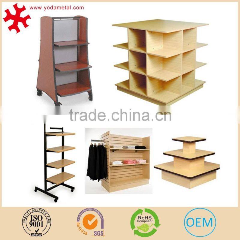 H-united Slatwall Stand gondola with shelevs for clothing retail store with good quality