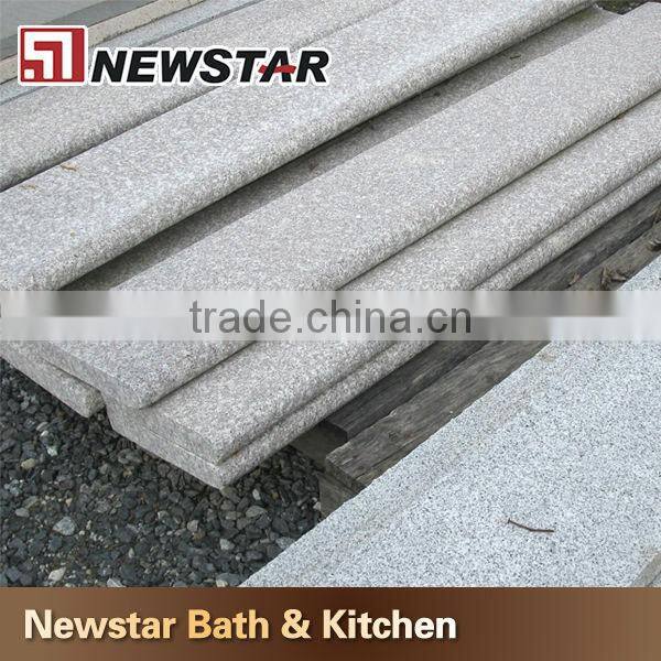 Polished hot sales Chinese granite steps and risers,granite staircase