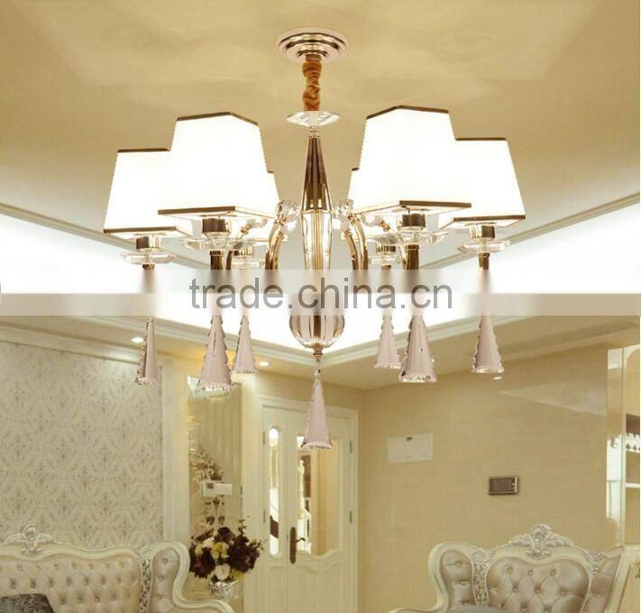 M960 Momoda luxury Crystal contemporary living room bedroom golden lighting chandelier pendant lamp