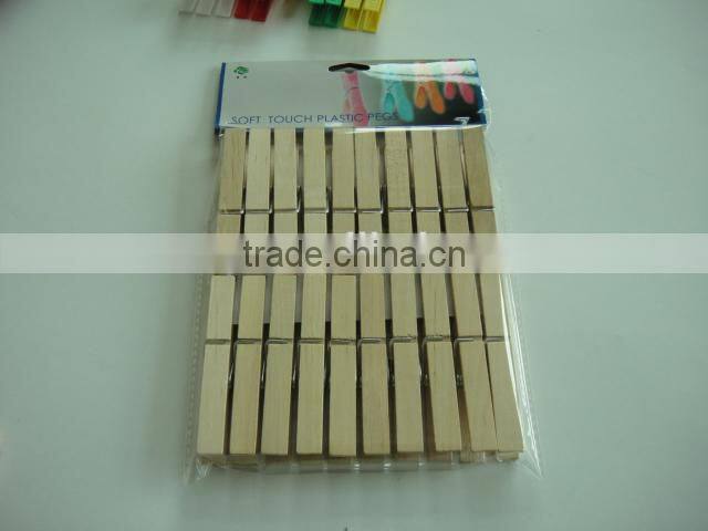 wooden bamboo colourful clothes hangers Plastic clothespin/clothes peg/clothes clip