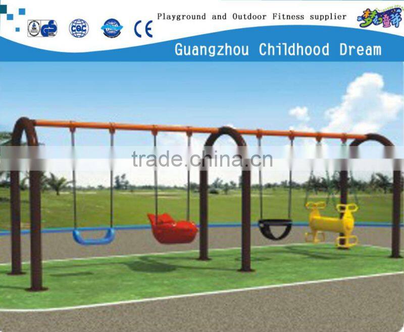 (CHD-877) Stainless steel four seat garden swing, baby swing chair, outdoor games children swing