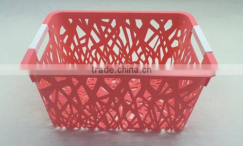 houseware small size flower plastic vegetable storage basket