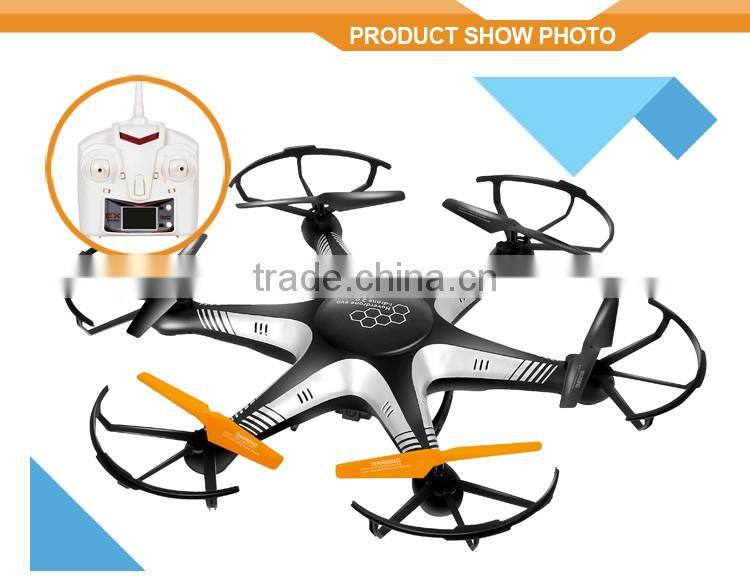 2.4g rc quadcopter drone radio control toy with light fpv racing drone