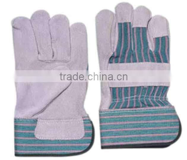 Full Palm Gloves,Stripe Cotton Back Work Gloves,Heavy Duty Gloves