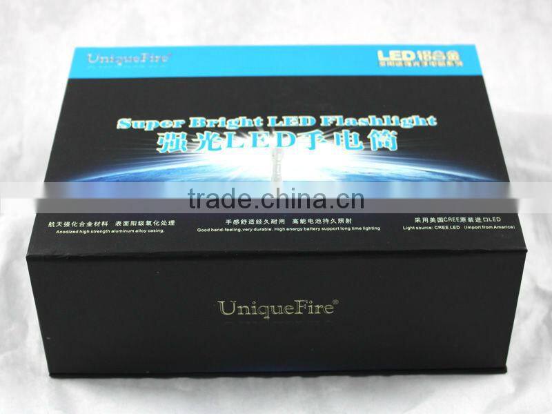 UniqueFire Waterproof Rechargeable Flashlight with Five Outputs, Military Torch, LED Flashlights