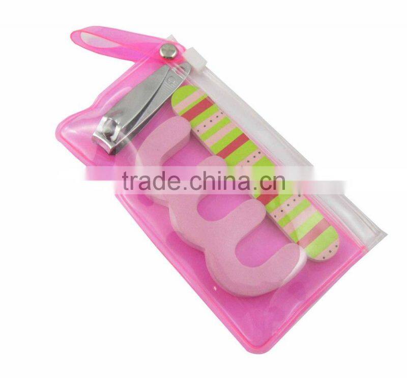 Transparent Pouch Professional Manicure Pedicure Set