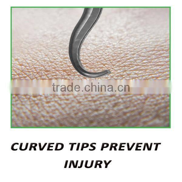 Premium Stainless Steel Bend Curved Blemish Extracto blackhead tweezer