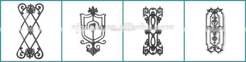 cast iron decorations for ornamental fence & gates