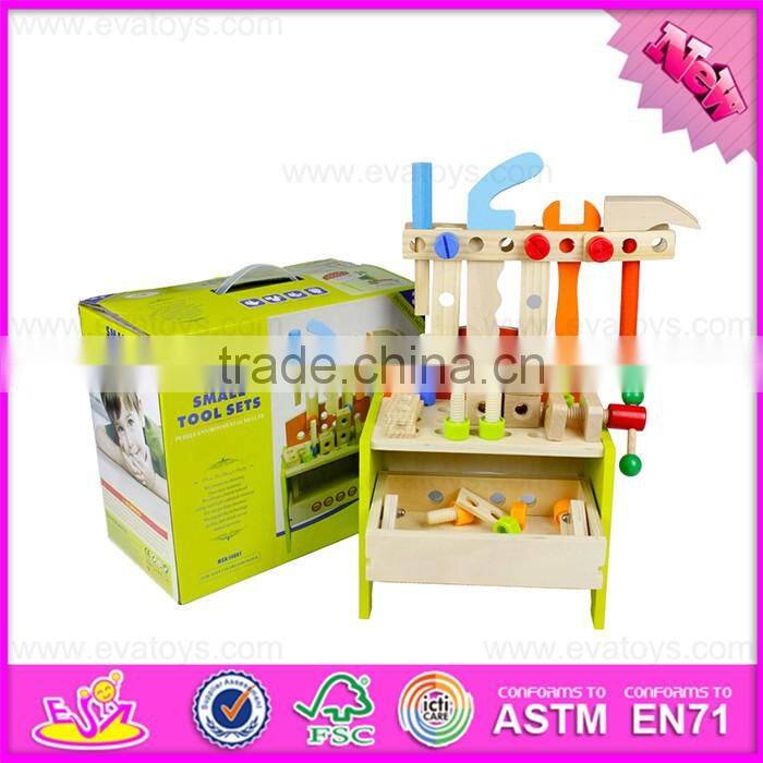 2016 hottest intelligence children wooden toy tool set W03D030